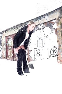 Gianna Ray Takes A Leak Desperation In Snow