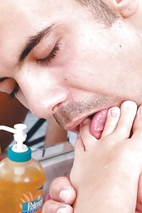 Bathroom Leg Sucking And Fucking Foreplay