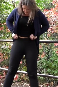 Black Haired Chubby Doll Needs To Piss Badly