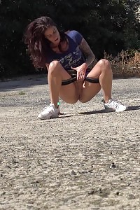 Good-looking Ali B Relieves Herself In The City