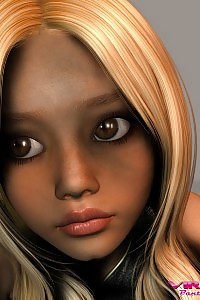 Elegant Blonde Teenage Girl In Inviting Brasil Cut Panties