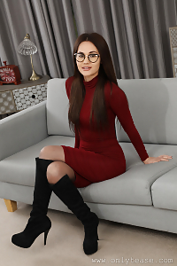 Only Tease Daisy Rose Boots And Pantyhose