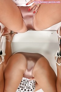 Miracle Teases Against The Mirror In Her Favorite Panties As She Flaunting Off Her Legs