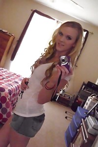 Provocative Blonde Lady Heidi Goes For Self Tease And Demonstrates Her Blinkers And Snatch In This Pics