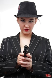 Handsome Big-tittied Bitch Katie Gun Loaded Up