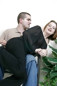Passionate Fetching Momma Gets Caned By A Young Boy